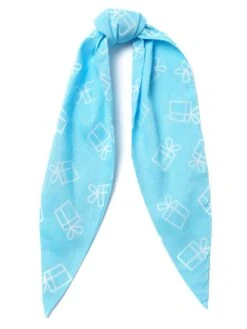 Hair Wrap - Birthday Prezzie Blue