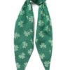 Hair Wrap - Shamrock Green Plaid Reversible 1 Hair Wrap - Shamrock Green Plaid Reversible -Little Loom Store HairWrap ShamrockGreen