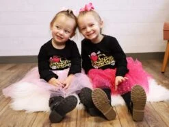 Pink Sequin Heart Tutu Skirt Costume For Toddler, Girls, Women, Plus -Little Loom Store HeartTutuSequins