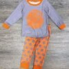 Hoop Star Boys Orange & Gray Basketball Pajamas