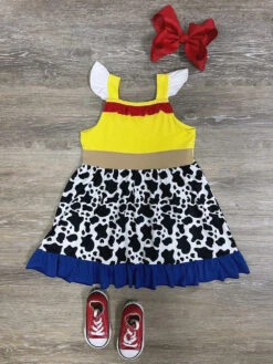 Howdy Darling Wild West Girls Toy Cowgirl Dress