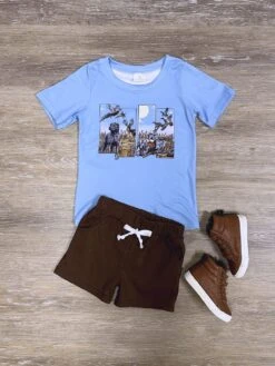 Hunting Buddy Boys Retriever Top & Shorts Outfit