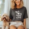 I Love My Agility Dog Comfort Colors Cotton Women's Short Sleeve Graphic T-Shirt
