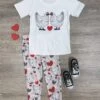 I Peck You To Be My Valentine Girls Or Boys Chicken Joggers Outfit -Little Loom Store IPeckYoutoBeMyValentineGirlsorBoysChickenJoggersOutfit