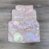 Girls Iridescent Puffer Vest - Blush