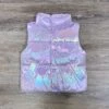 Girls Iridescent Puffer Vest - Lilac -Little Loom Store IridescentPufferVestLilac