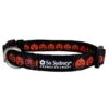 Jack-O-Lantern Halloween Pumpkin Orange & Black Dog Collar -Little Loom Store JackOLanternCollarc 1
