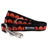 Jack-O-Lantern Halloween Pumpkin Orange & Black Dog Collar Dog Leash