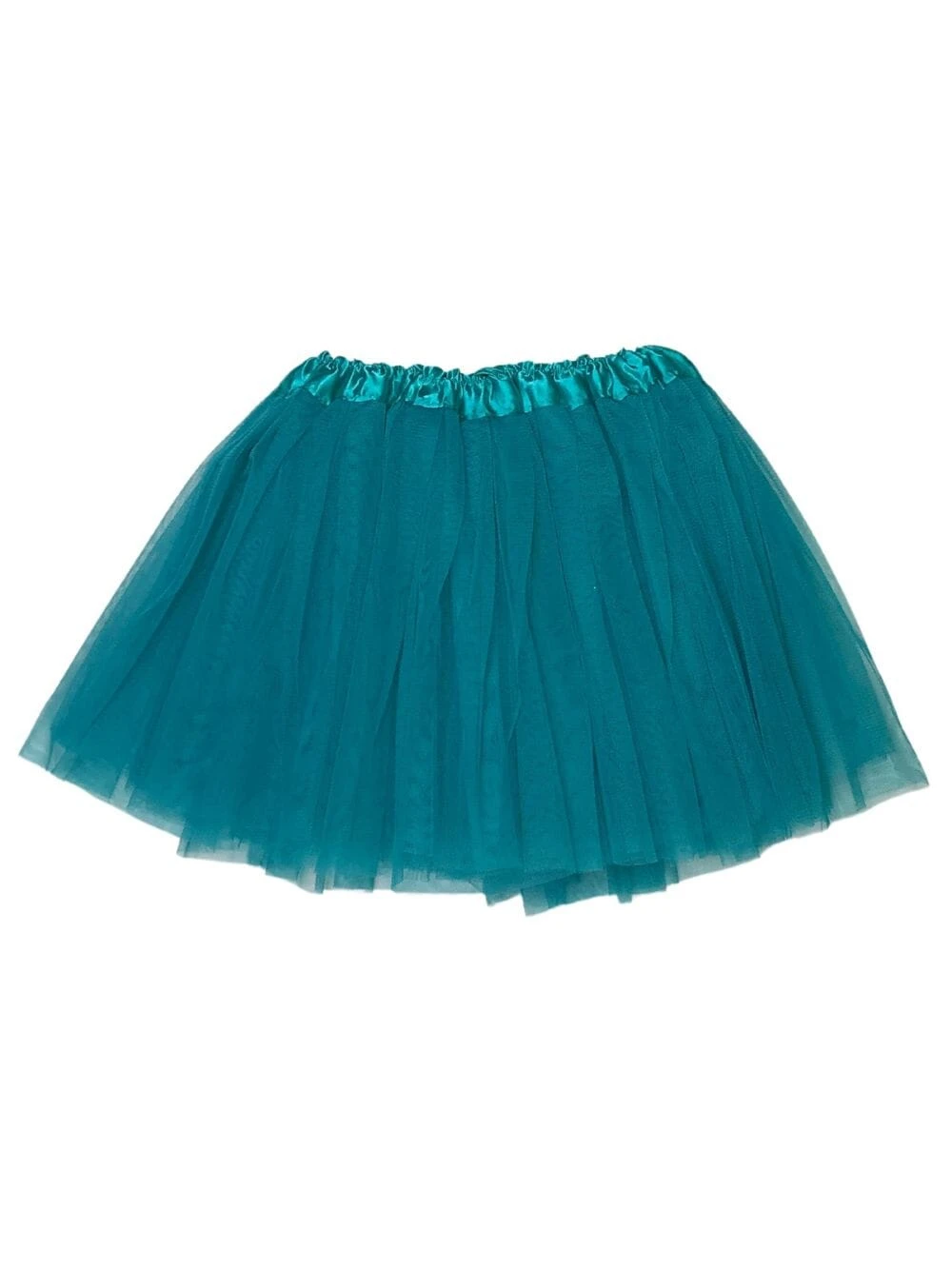 Teal Tutu Skirt For Girls – 3-Layer Tulle Ballet, Dance, And Dress-Up Costume Skirt 4 Teal Tutu Skirt For Girls – 3-Layer Tulle Ballet, Dance, And Dress-Up Costume Skirt - Image 2