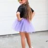 Lavender Tutu Skirt For Girls – 3-Layer Tulle Ballet, Dance, And Dress-Up Costume Skirt -Little Loom Store Lavender2c 1