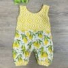 Lemon Drop Baby Bubble Romper