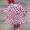Leopard Loving Pink Ruffle Flare Animal Print Girls Dress -Little Loom Store Leopard Loving Pink Ruffle Flare Animal Print Girls Dress
