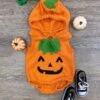 Lil Pumpkin Hooded Baby Bunting Halloween Costume 1 Lil Pumpkin Hooded Baby Bunting Halloween Costume -Little Loom Store LilPumpkinHoodedBabyBuntingHalloweenCostume