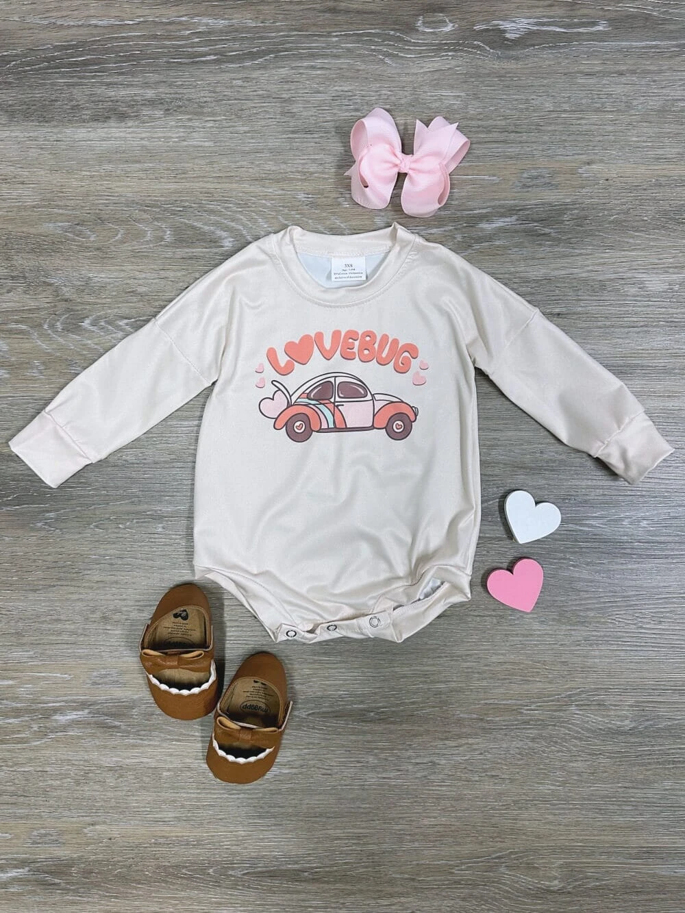 Love Bug Girls Or Boys Long Sleeve Baby Bubble Romper 3 Love Bug Girls Or Boys Long Sleeve Baby Bubble Romper