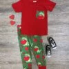 Love Is Dino-Mite Boys T-Shirt And Jogger Pants Outfit -Little Loom Store LoveisDino MiteBoysT ShirtandJoggerPantsOutfit