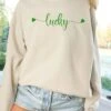 Lucky Shamrock St. Patrick's Day Unisex Heavy Blend™ Crewneck Sweatshirt - 8 Colors -Little Loom Store LuckySand