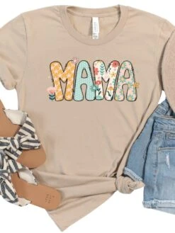 Floral Mama Graphic T-Shirt