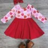 Miss Heart Breaker Pink & Red Girls Skater Dress 1 Miss Heart Breaker Pink & Red Girls Skater Dress -Little Loom Store Miss Heart Breaker Pink Red Girls Skater Dress