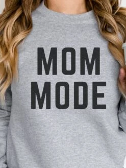 Mom ModeUnisex Heavy Blend™ Crewneck Sweatshirt - Many Colors -Little Loom Store MomModeGray 81938556 b317 4d71 b56f 088c408272bb