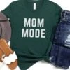 Mom Mode White T-Shirt Bella + Canvas Unisex Jersey Short Sleeve Tee - Many Colors
