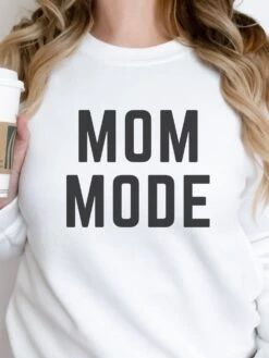 Mom ModeUnisex Heavy Blend™ Crewneck Sweatshirt - Many Colors -Little Loom Store MomModeWhite 457b62ff 631a 4e44 81b3 680b96b75109