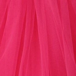 Neon Pink Tutu Skirt For Girls – 3-Layer Tulle Ballet, Dance, And Dress-Up Costume Skirt -Little Loom Store Neon Pink 2 1