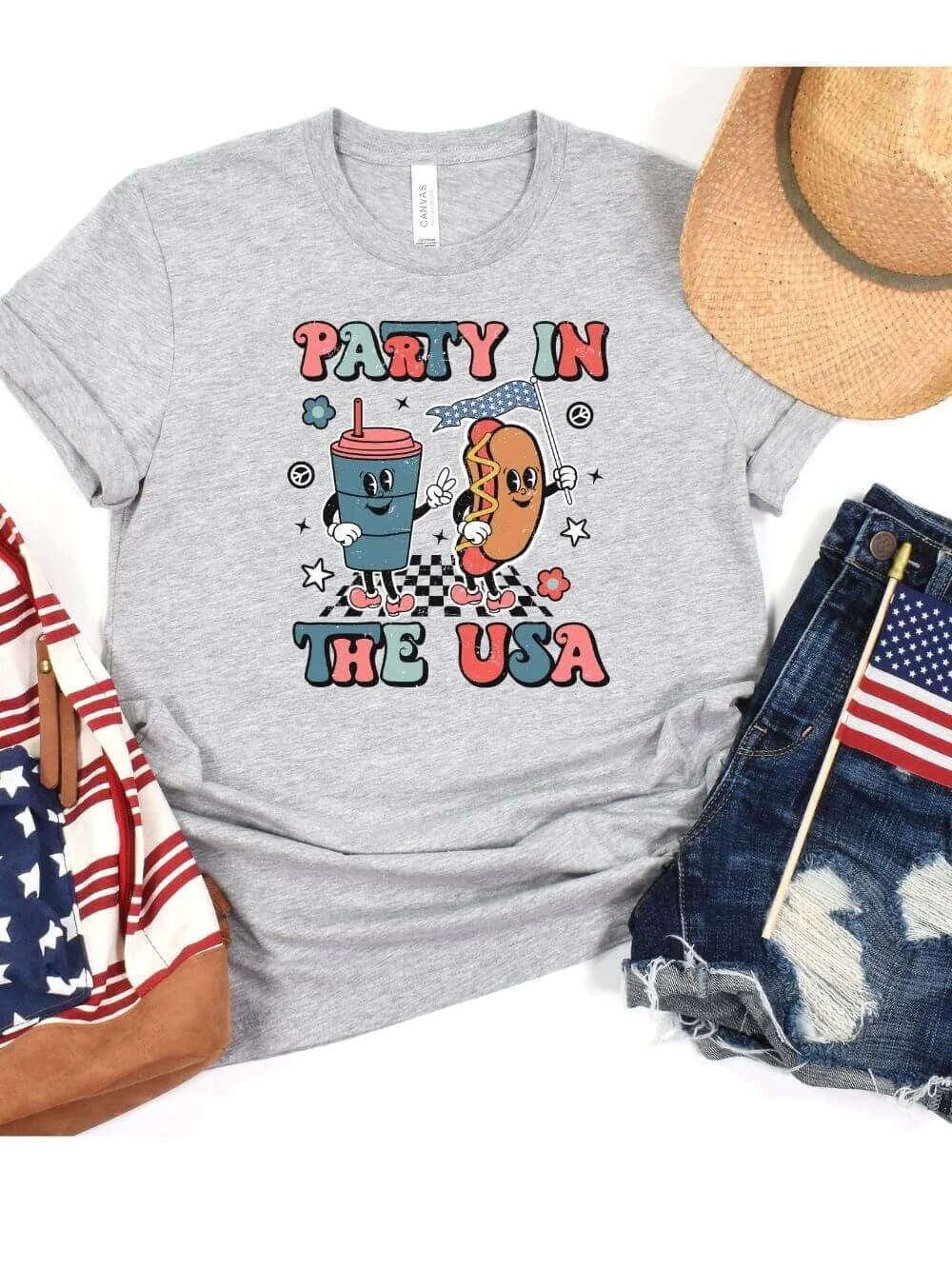 Party In The USA Patriotic 4th Of July Summer T-Shirt 5 Party In The USA Patriotic 4th Of July Summer T-Shirt - Image 3