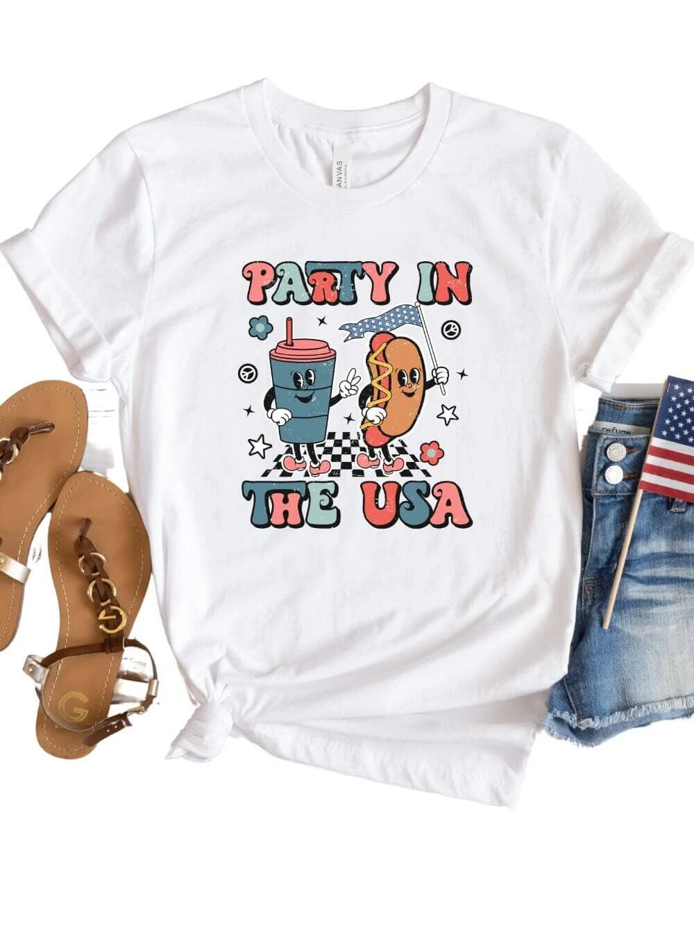 Party In The USA Patriotic 4th Of July Summer T-Shirt 4 Party In The USA Patriotic 4th Of July Summer T-Shirt - Image 2