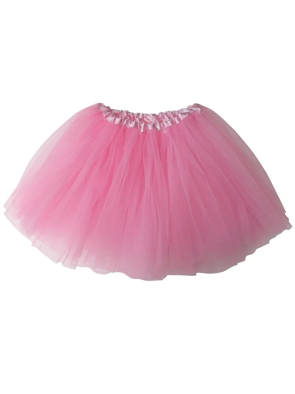 Pink Tutu Skirt For Girls – 3-Layer Tulle Ballet, Dance, And Dress-Up Costume Skirt 4 Pink Tutu Skirt For Girls – 3-Layer Tulle Ballet, Dance, And Dress-Up Costume Skirt - Image 2