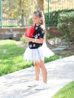 White Fairy Costume Pixie Tutu Skirt For Kids, Adults, Plus -Little Loom Store PixieWhite2c 1