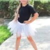 White Fairy Costume Pixie Tutu Skirt For Kids, Adults, Plus 1 White Fairy Costume Pixie Tutu Skirt For Kids, Adults, Plus -Little Loom Store PixieWhite3c 1