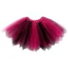 Hot Pink & Black Fairy Costume Pixie Tutu Skirt For Kids, Adults, Plus