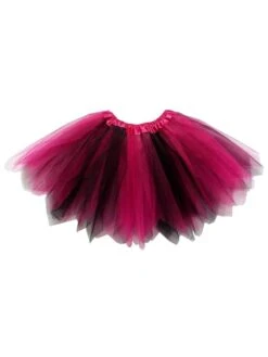Pixie Cut Fairy Costume Tutu Skirt - Teen, Adult, Plus, & Extra Plus Size -Little Loom Store Pixie HP Black