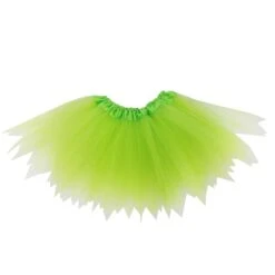 Pixie Cut Fairy Costume Tutu Skirt - Teen, Adult, Plus, & Extra Plus Size -Little Loom Store Pixie Neon Green c 1 1