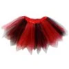 Red & Black Fairy Costume Pixie Tutu Skirt For Kids, Adults, Plus -Little Loom Store Pixie Red Black