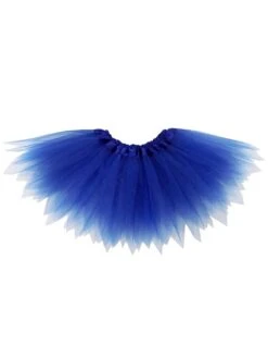 Pixie Cut Fairy Costume Tutu Skirt - Teen, Adult, Plus, & Extra Plus Size -Little Loom Store Pixie Royal Blue 1