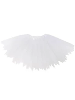 Pixie Cut Fairy Costume Tutu Skirt - Teen, Adult, Plus, & Extra Plus Size -Little Loom Store Pixie White 1