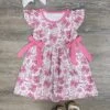 Pretty Pink Bow Pencil Girls Back To School Dress -Little Loom Store PrettyPinkBowPencilGirlsBacktoSchoolDress