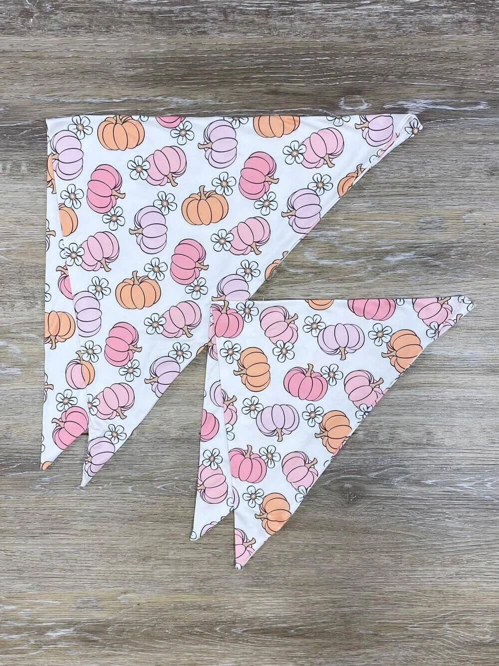 Pumpkin Daisy Fall Dog Bandana 3 Pumpkin Daisy Fall Dog Bandana
