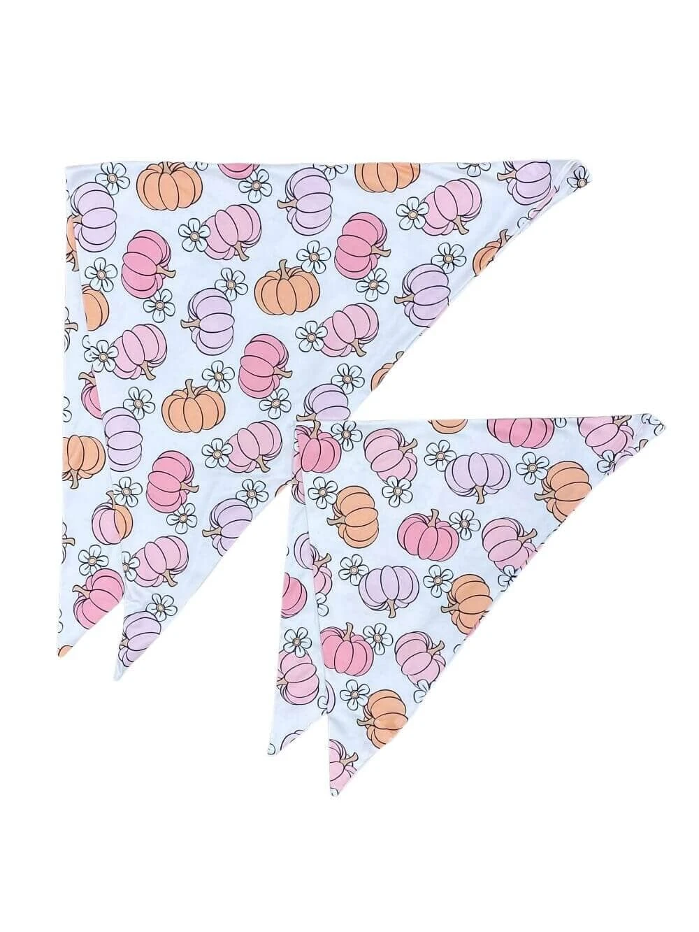 Pumpkin Daisy Fall Dog Bandana 4 Pumpkin Daisy Fall Dog Bandana - Image 2
