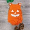 Pumpkin Orange Baby Bubble Romper -Little Loom Store Pumpkin Orange Baby Bubble Romper 8d580b5a cd43 458c 9026 94079251e515