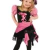 Pirate Costume, Cute Pink Deluxe Halloween Dress Up For Toddler, Girls
