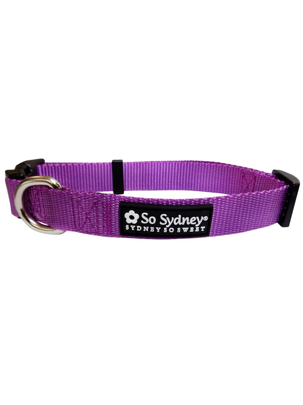 Purple Adjustable Basic Nylon Dog Collar For Small, Medium, Or Large Dogs 4 Purple Adjustable Basic Nylon Dog Collar For Small, Medium, Or Large Dogs - Image 2