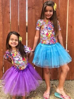 Turquoise Blue Tutu Skirt For Girls – 3-Layer Tulle Ballet, Dance, And Dress-Up Costume Skirt -Little Loom Store Purple Blue Tutu s 1 5b264c7d 7ae5 47f6 abd3 2a8ae541b2c3