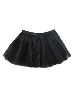 Adult Size Women's 5K Running Skirt Tutu Dance Costume Accessory For Dress Up -Little Loom Store Rave Black