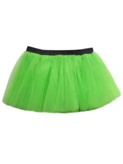 Adult Size Women's 5K Running Skirt Tutu Dance Costume Accessory For Dress Up -Little Loom Store Rave Lime