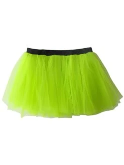 Neon Green Adult Size Women's 5K Running Skirt Tutu Costume