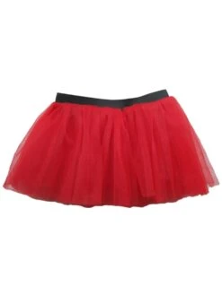 Adult Size Women's 5K Running Skirt Tutu Dance Costume Accessory For Dress Up -Little Loom Store Rave Red