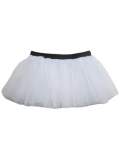 Adult Size Women's 5K Running Skirt Tutu Dance Costume Accessory For Dress Up -Little Loom Store Rave White