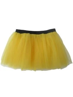 Adult Size Women's 5K Running Skirt Tutu Dance Costume Accessory For Dress Up -Little Loom Store Rave Yellow 1